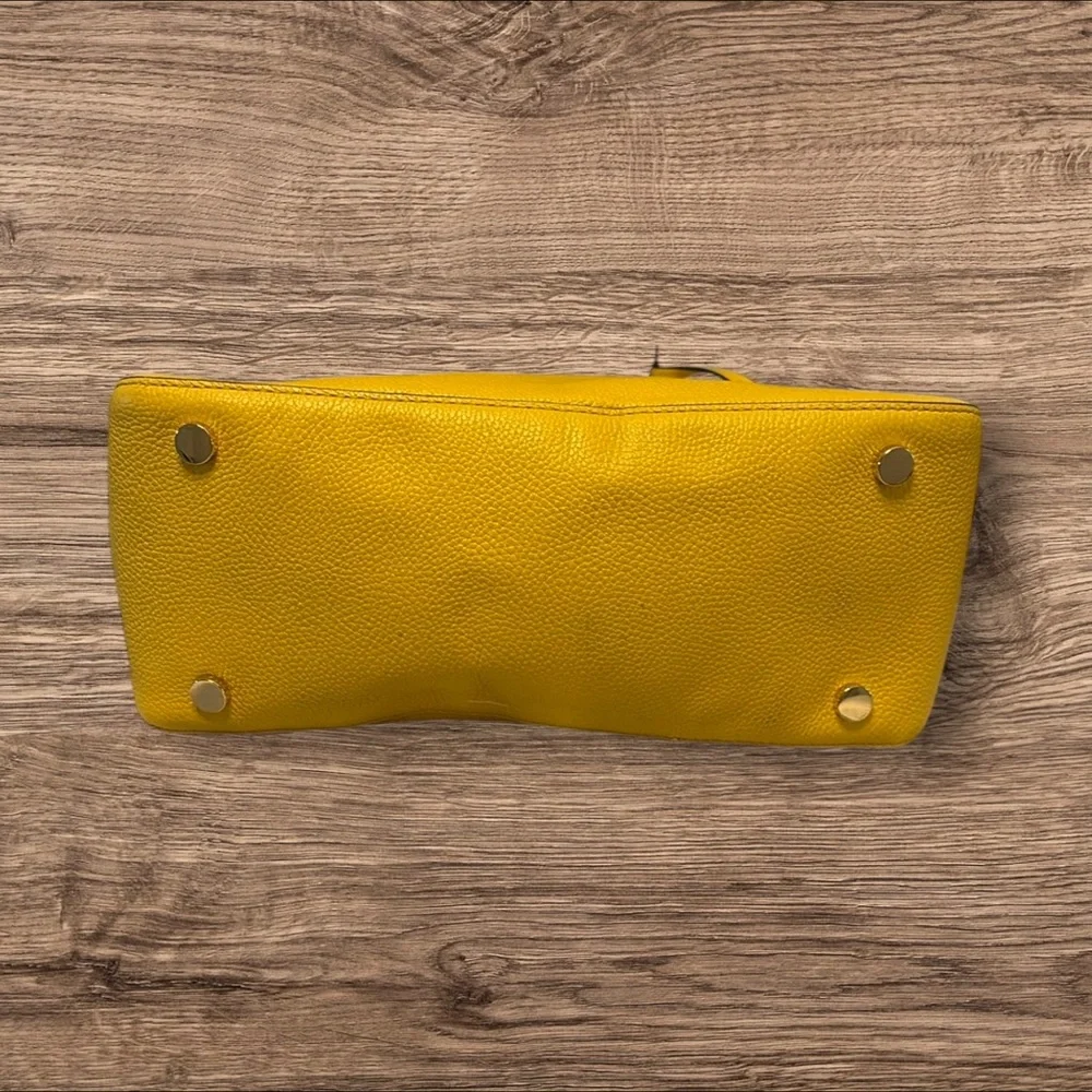 Michael Kors Yellow Satchel Bag - Picture 5 of 13